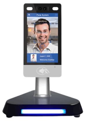 Alternative view of 10" Facial Recognition