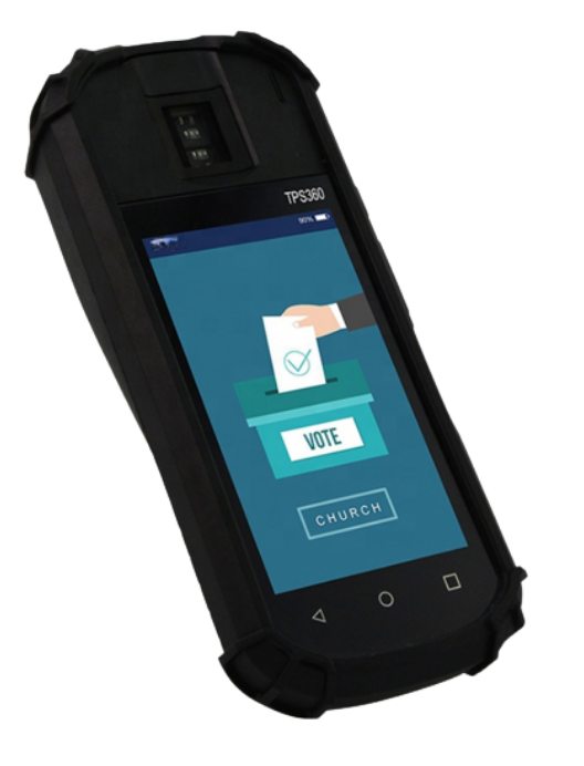 Máy quét sinh trắc học cầm tay 5" - Ảnh 3